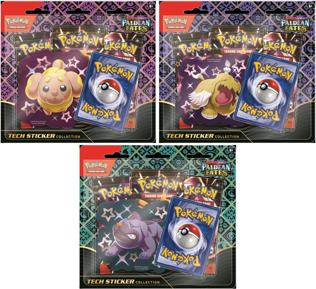 CardinalCore — Pokemon Scarlet & Violet Paldean Fates Tech Sticker Collection 12 Box Case – Official Pokemon TCG Product