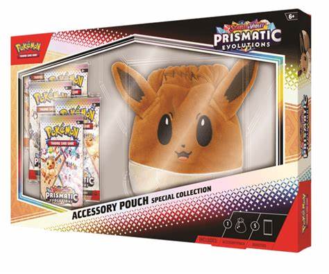 CardinalCore — Pokemon Scarlet & Violet Prismatic Evolutions Accessory Pouch Special Collection – Official Pokemon TCG Product