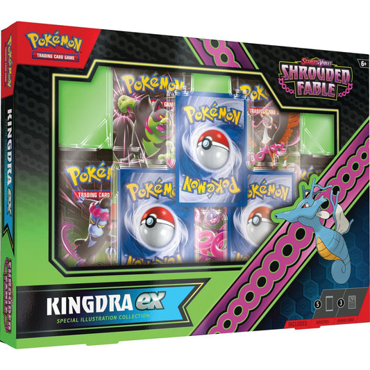 CardinalCore — Pokemon Scarlet & Violet Shrouded Fable Kingdra/Greninja EX Special Illustration Collection – Official Pokemon TCG Product