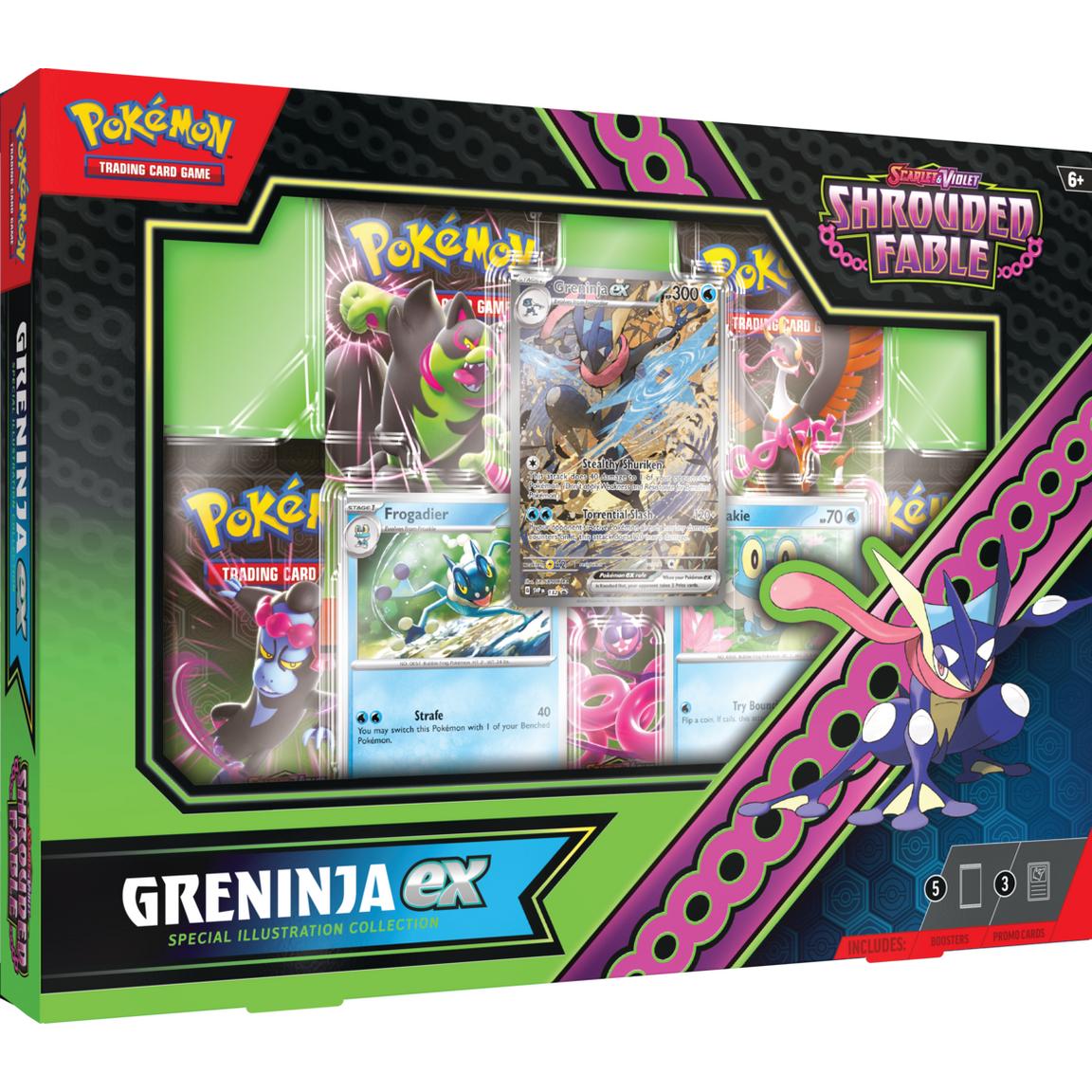 CardinalCore — Pokemon Scarlet & Violet Shrouded Fable Kingdra/Greninja EX Special Illustration Collection – Official Pokemon TCG Product