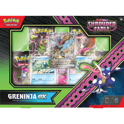 CardinalCore — Pokemon Scarlet & Violet Shrouded Fable Kingdra/Greninja EX Special Illustration Collection – Official Pokemon TCG Product