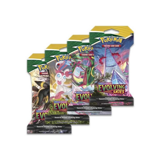 CardinalCore — Pokemon Sword & Shield Evolving Skies Sleeved Booster Pack – Authentic Japanese Pokemon Cards