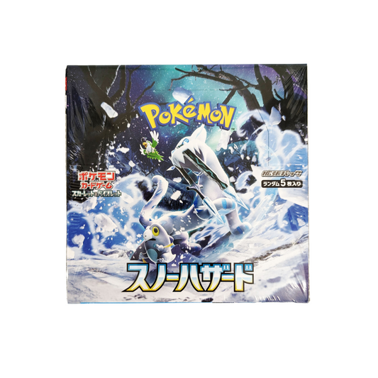 CardinalCore — Japanese Pokemon Scarlet & Violet Snow Hazard Booster Box – Rare & Exclusive Cards