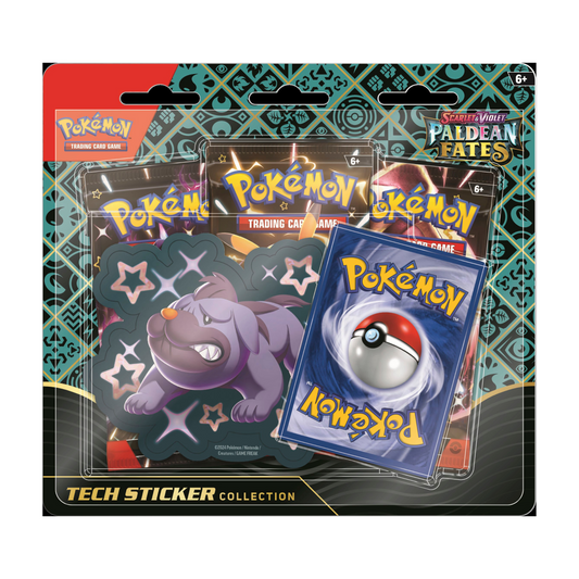 CardinalCore — Pokemon Scarlet & Violet Paldean Fates Tech Sticker Collection 12 Box Case – Official Pokemon TCG Product