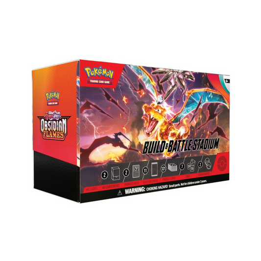 CardinalCore — Pokemon Scarlet & Violet Obsidian Flames Build & Battle Stadium Box – Official Pokemon TCG Product