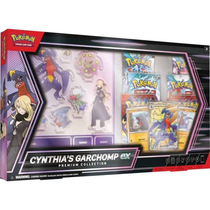 CardinalCore — Pokemon Cynthia's Garchomp EX Premium Collection Box – Official Pokemon TCG Product