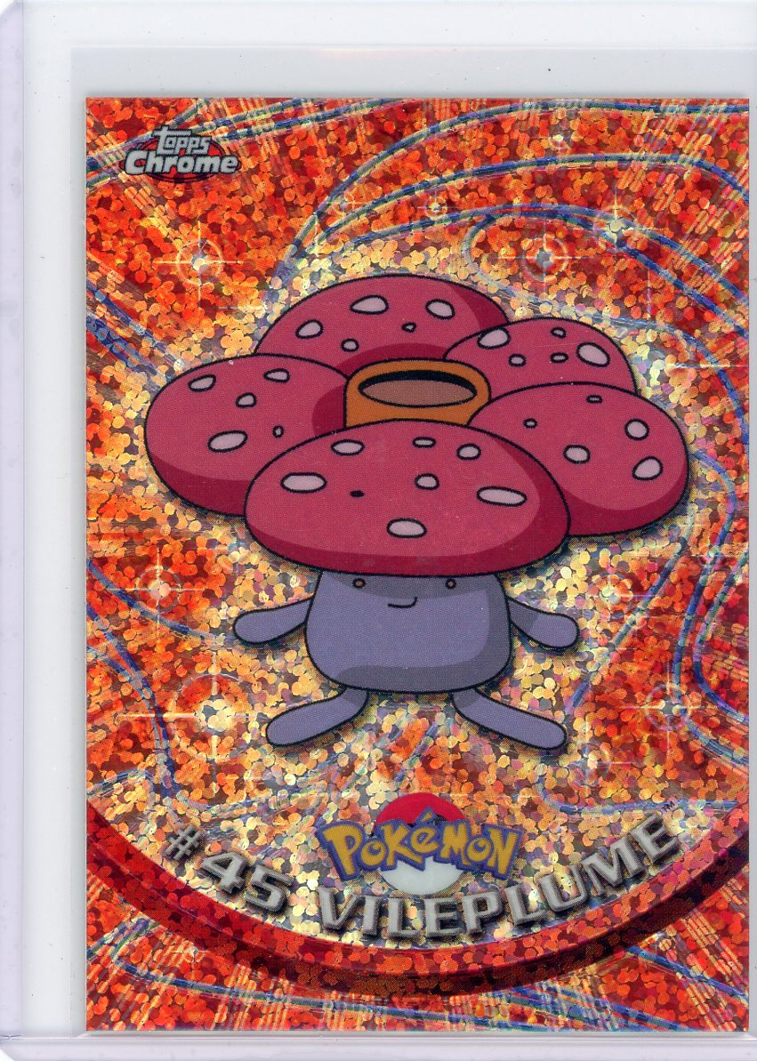 CardinalCore — Vileplume 2000 Pokemon Topps Chrome Sparkle Refractor #45 – Official Pokemon TCG Product