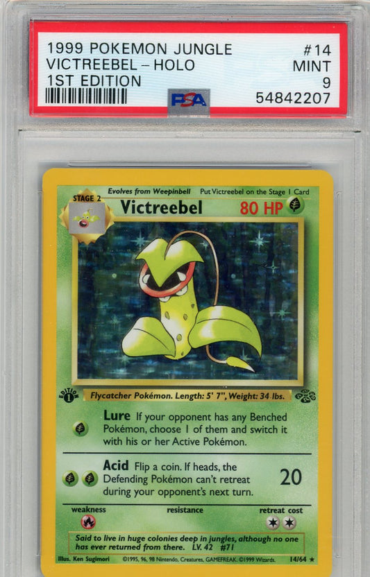 CardinalCore — Victreebel 1999 Pokemon Jungle 1st Edition Holo PSA 9 – Official Pokemon TCG Product