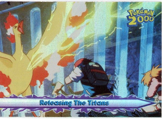 CardinalCore — Releasing The Titans Holo Blue Logo Pokemon The Movie 2000 – Official Pokemon TCG Product