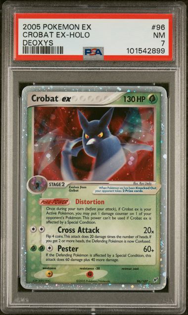 CardinalCore — Crobat ex Pokemon Deoxys #96/107 PSA 7 – Official Pokemon TCG Product