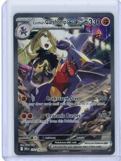 CardinalCore — Cynthia's Garchomp ex Pokemon Destined Rivals Special Illustration Rare #232/182 – Official Pokemon TCG Product