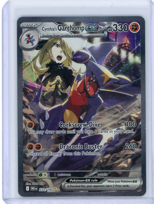 CardinalCore — Cynthia's Garchomp ex Pokemon Destined Rivals Special Illustration Rare #232/182 – Official Pokemon TCG Product