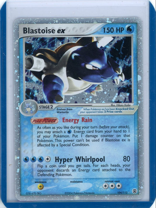 CardinalCore — Blastoise ex Pokemon Fire Red & Leaf Green Ultra-Rare #104/112 (MP-) – Official Pokemon TCG Product