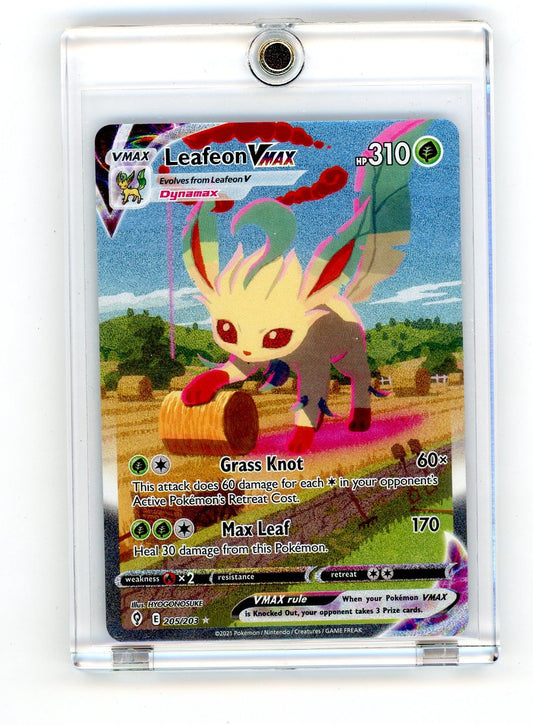 CardinalCore — Leafeon Vmax Pokemon Evolving Skies Alternate Art #205/203 – Official Pokemon TCG Product