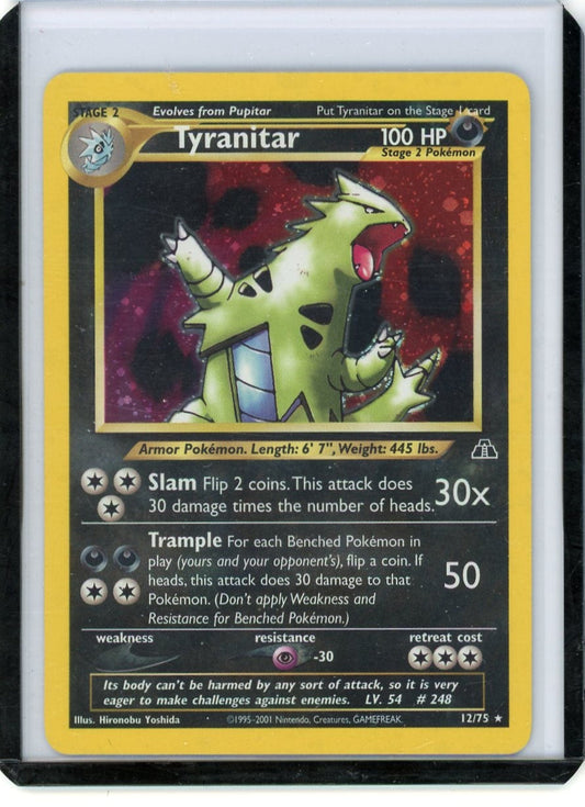 CardinalCore — Tyranitar Pokemon Neo Discovery Holo #12/75 – Official Pokemon TCG Product