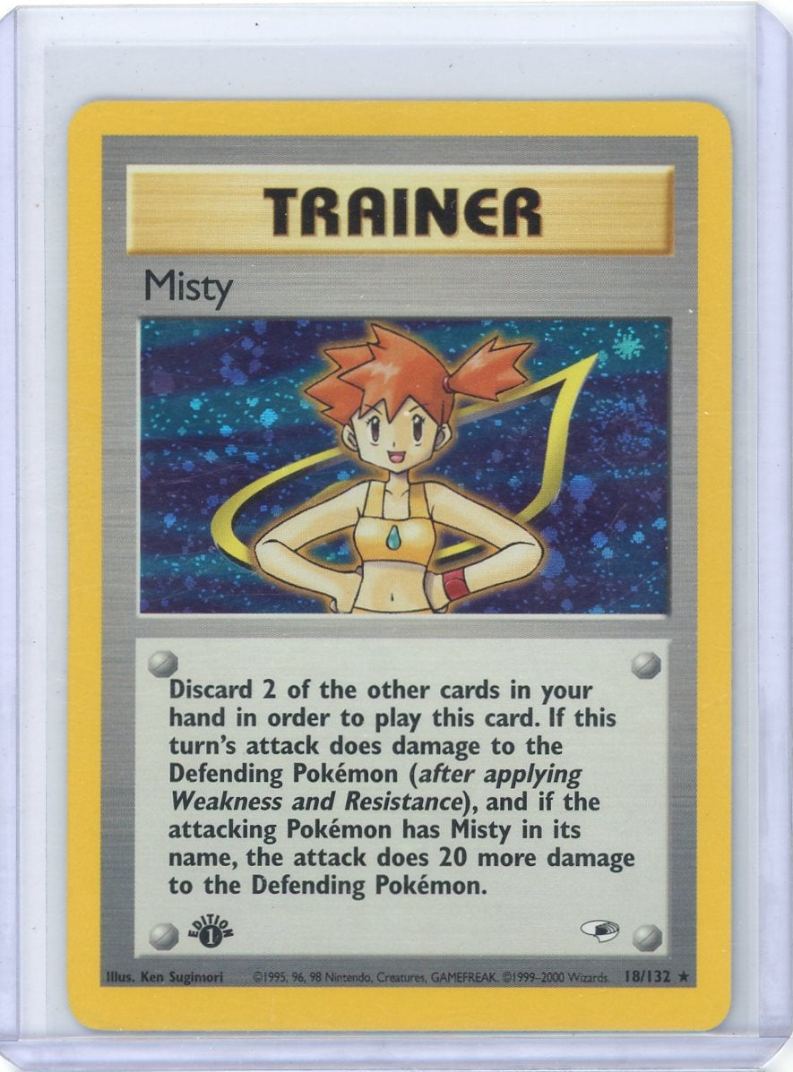 CardinalCore — Misty Pokemon Gym Heroes 1st Edition Holo #18/132 – Official Pokemon TCG Product