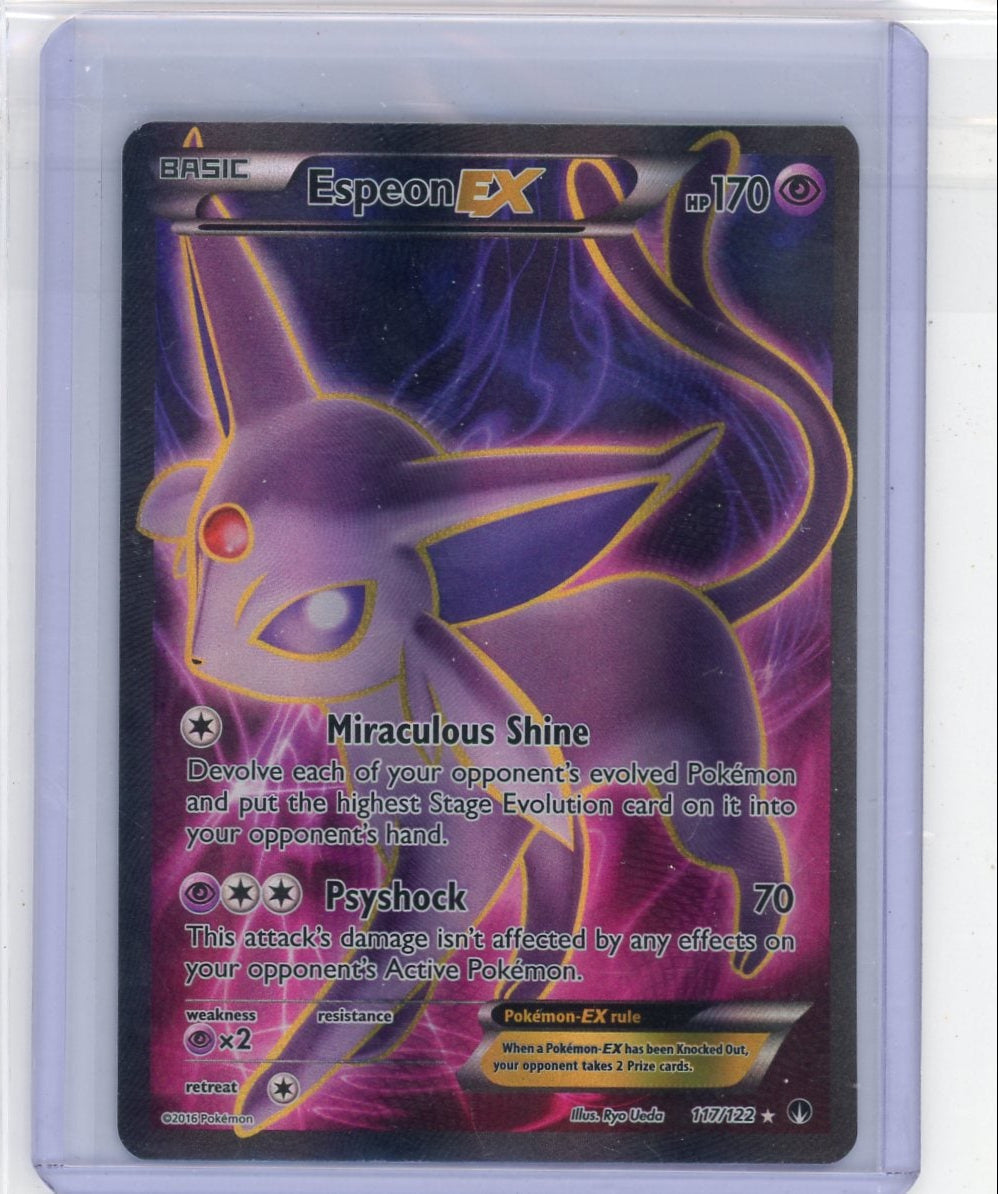 CardinalCore — Espeon EX Pokemon BREAKpoint Full-Art #117/122 – Official Pokemon TCG Product