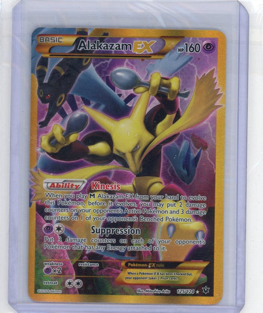 CardinalCore — Alakazam EX Pokemon Fates Collide Gold Secret-Rare #125/124 – Official Pokemon TCG Product