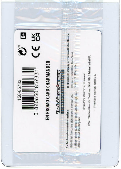 CardinalCore — Charmander Pokemon Reverse Holofoil (GameStop Exclusive) Sealed #006/165 – Official Pokemon TCG Product