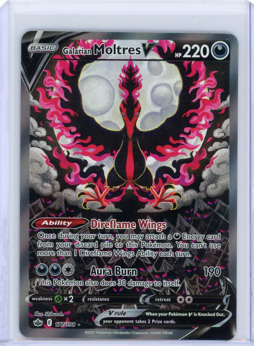 CardinalCore — Galarian Moltres V Pokemon Alternate Art #177/198 – Official Pokemon TCG Product