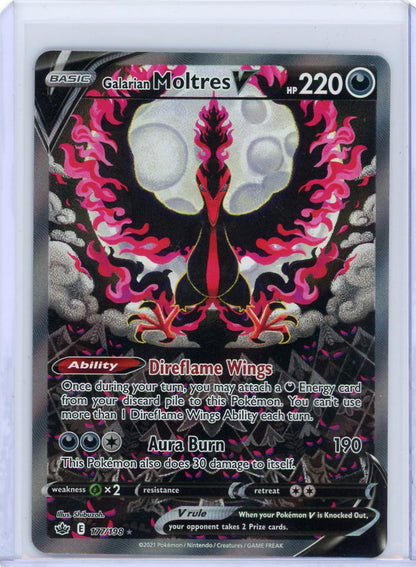 CardinalCore — Galarian Moltres V Pokemon Alternate Art #177/198 – Official Pokemon TCG Product