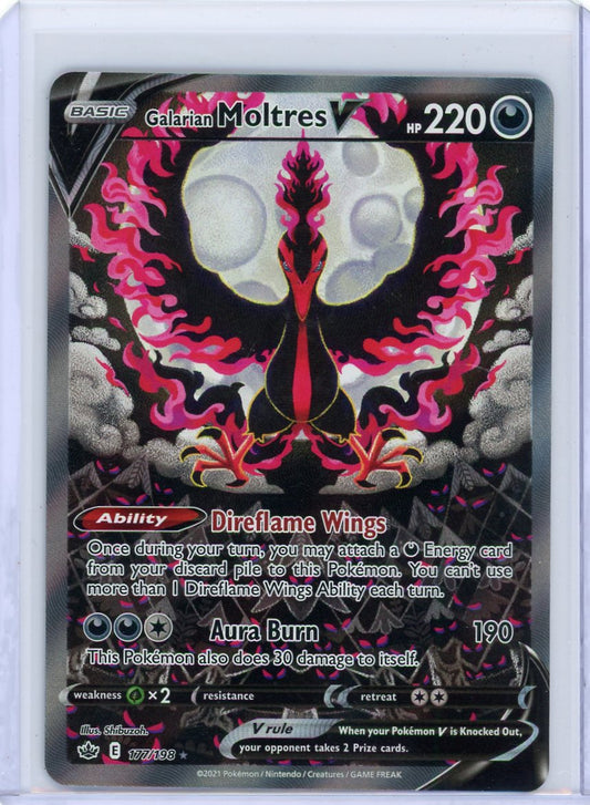 CardinalCore — Galarian Moltres V Pokemon Alternate Art #177/198 – Official Pokemon TCG Product