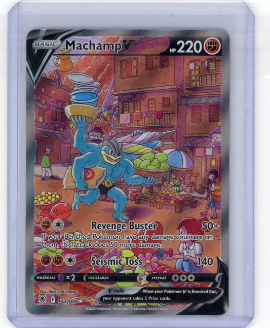 CardinalCore — Machamp V Pokemon Astral Radiance Alternate Full-Art #172/189 – Official Pokemon TCG Product