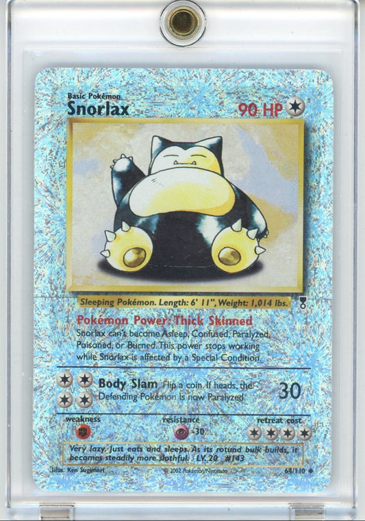 CardinalCore — Snorlax 2002 Pokemon Legendary Collection reverse holo #64/110 – Official Pokemon TCG Product