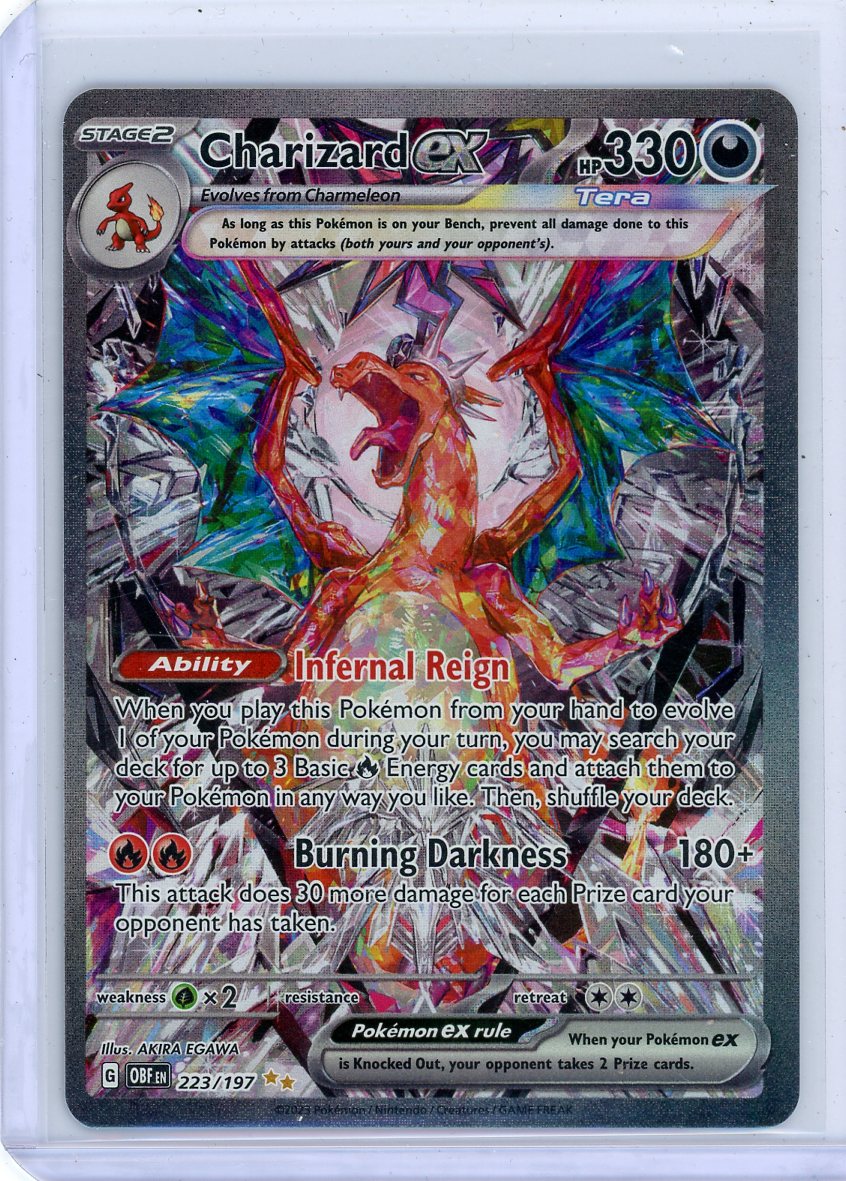 CardinalCore — Charizard ex Pokemon Obsidian Flames Special Illustration Rare #223/197 – Official Pokemon TCG Product