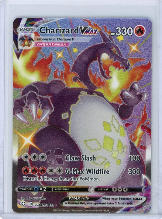 CardinalCore — Charizard Vmax Pokemon Shining Legends Ultra-Rare #SV107/SV122 – Official Pokemon TCG Product