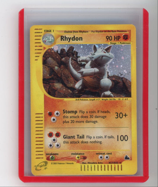CardinalCore — Rhydon 2003 Pokemon Skyridge rare holo H27/H32 – Official Pokemon TCG Product