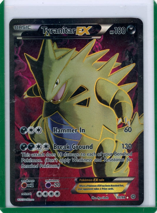 CardinalCore — Tyranitar EX Pokemon Ancient Origins Full-Art #91/98 – Official Pokemon TCG Product
