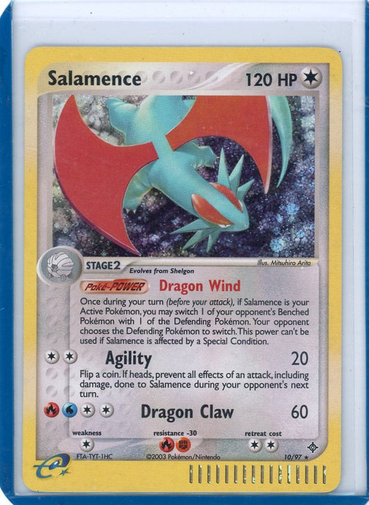 CardinalCore — Salamence Pokemon Dragon Holo #10/97 – Official Pokemon TCG Product
