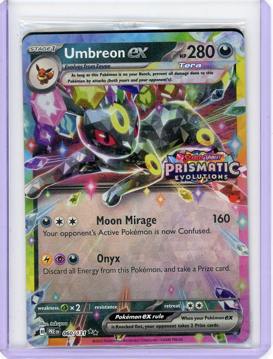 CardinalCore — Umbreon ex 2024 Pokemon Prismatic Evolutions Stamped Promo (sealed) – Official Pokemon TCG Product
