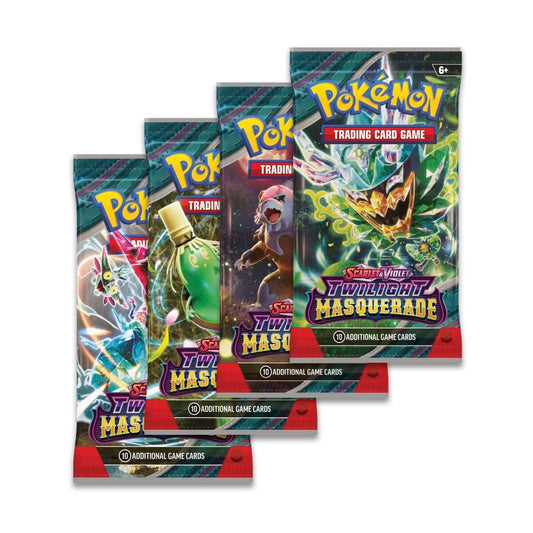 CardinalCore — Pokemon TCG Twilight Masquerade - Booster Packs SET OF 4 – Authentic Japanese Pokemon Cards