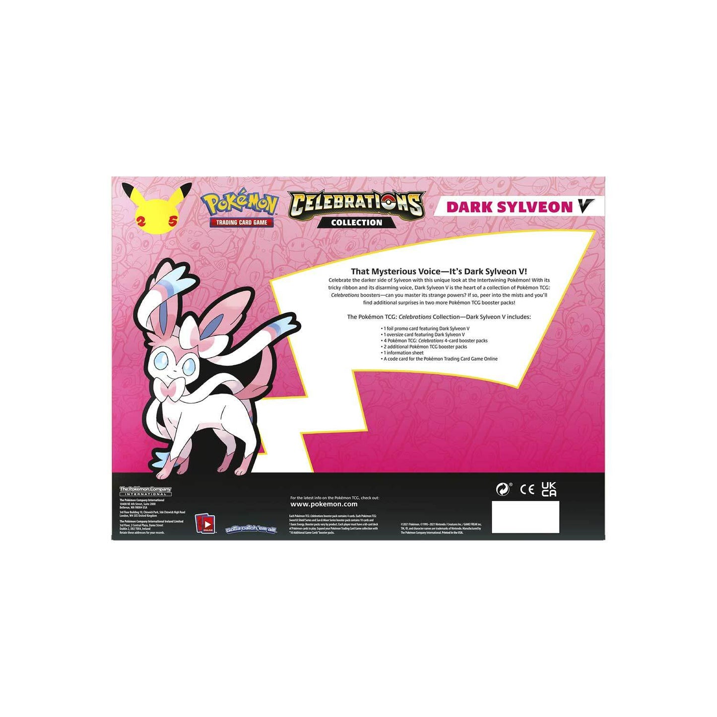 CardinalCore — Pokemon TCG Celebrations Dark Sylveon V Collection Box – Official Pokemon TCG Product