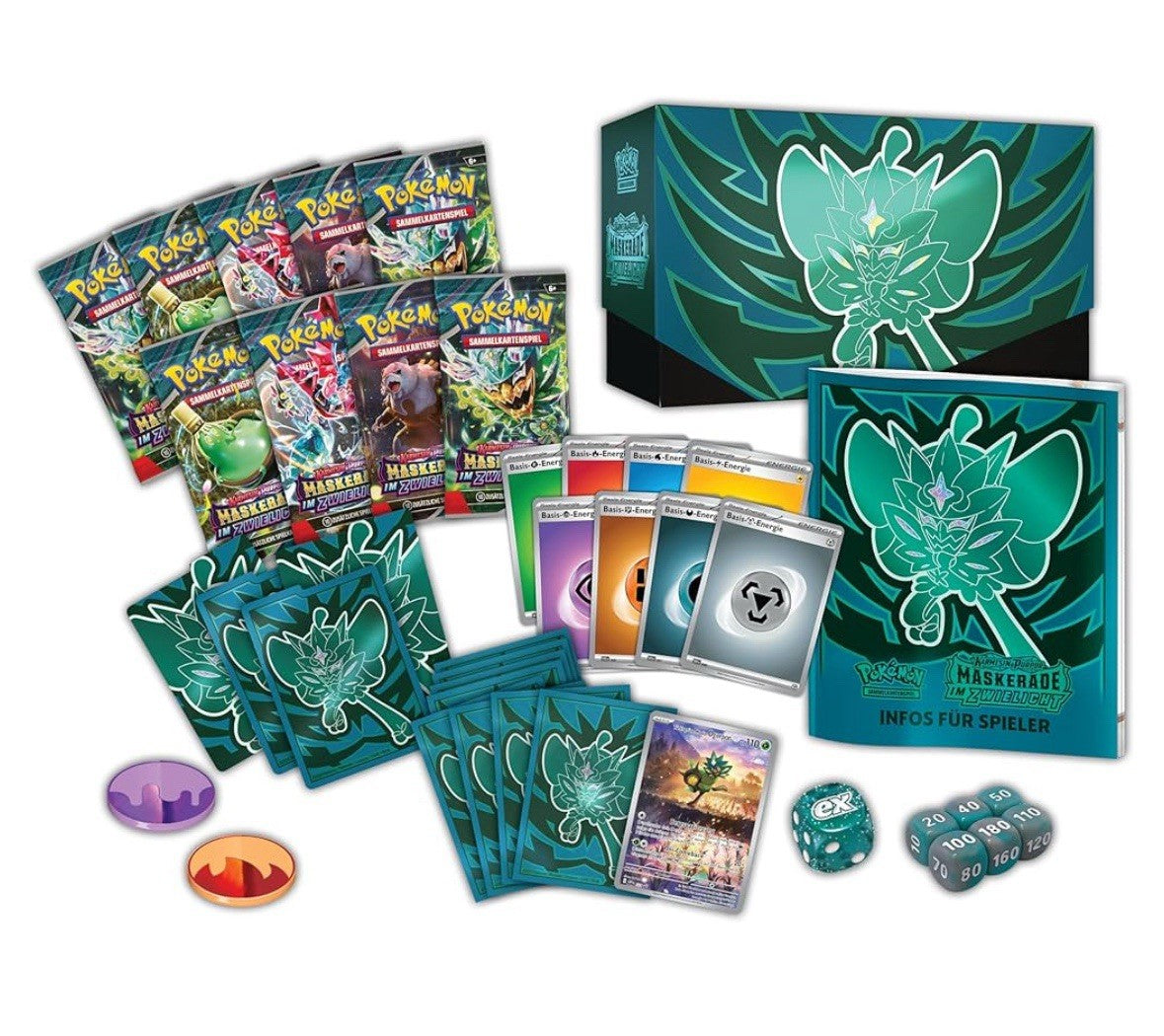 CardinalCore — Pokemon TCG Twilight Masquerade Elite Trainer Box – Complete Trainer Kit with Accessories