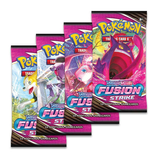 CardinalCore — Pokemon TCG Fusion Strike Sealed Booster Packs SET 4 – Authentic Japanese Pokemon Cards