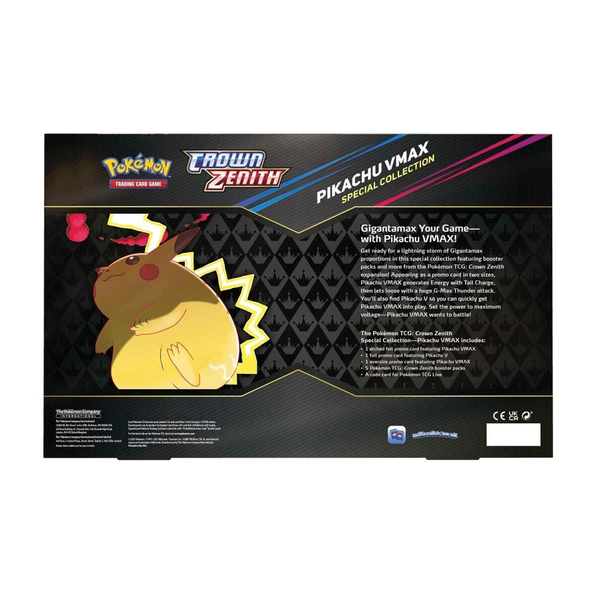 CardinalCore — Pokemon TCG Crown Zenith Pikachu VMAX Special Collection Box 151 – Official Pokemon TCG Product