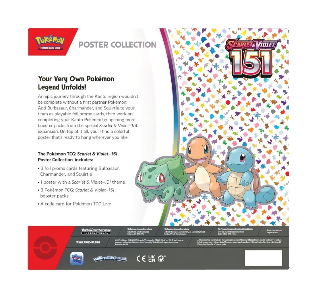 CardinalCore — 151 Poster Collection Box – Official Pokemon TCG Product