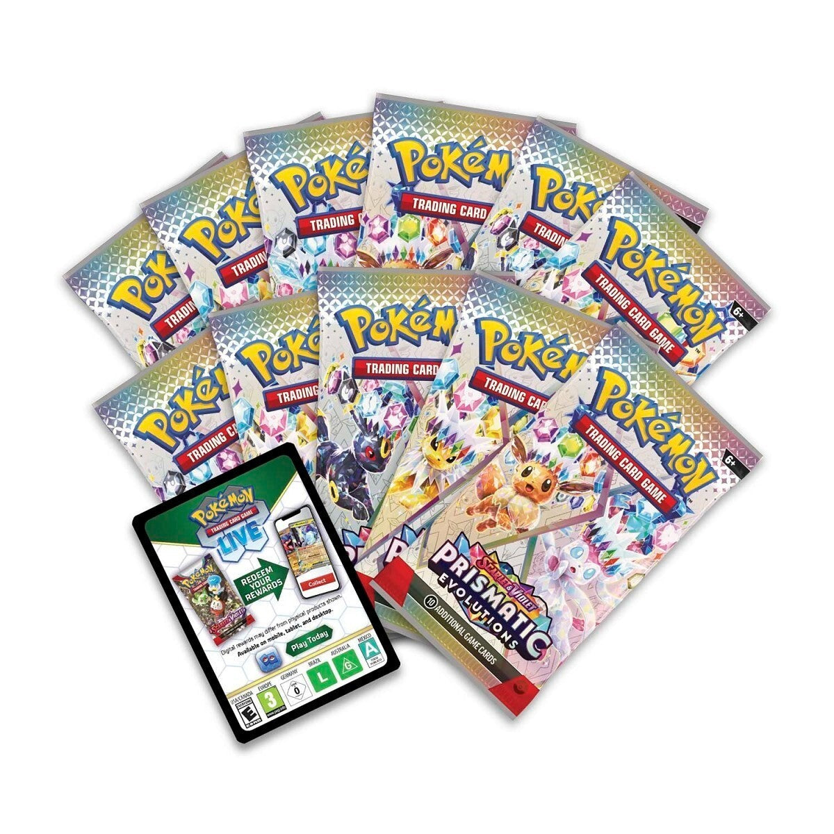 CardinalCore — Pokemon TCG Prismatic Evolutions - Elite Trainer Box – Complete Trainer Kit with Accessories