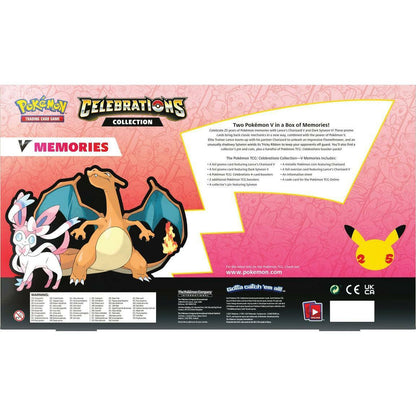 CardinalCore — Pokemon TCG Celebrations V Memories Box Charizard & Sylveon – Official Pokemon TCG Product