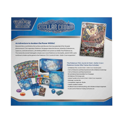 CardinalCore — Stellar Crown Pokemon Center Elite Trainer Box – Complete Trainer Kit with Accessories