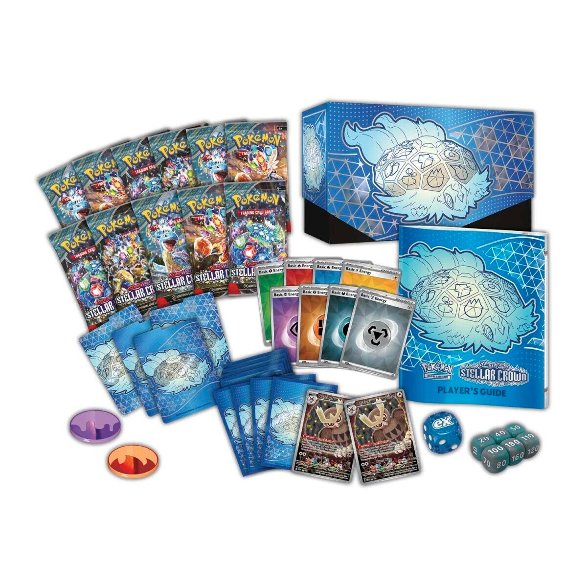 CardinalCore — Stellar Crown Pokemon Center Elite Trainer Box – Complete Trainer Kit with Accessories