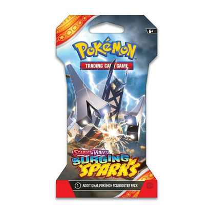 CardinalCore — Pokemon TCG Surging Sparks Sleeved - Booster Packs SET OF 4 – Authentic Japanese Pokemon Cards