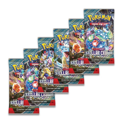 CardinalCore — Stellar Crown 6 Pack Booster Bundle – Official Pokemon TCG Product