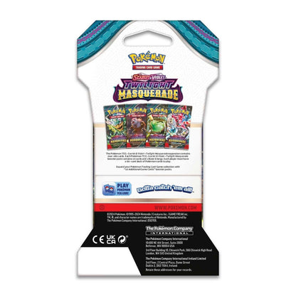 CardinalCore — Pokemon TCG Twilight Masquerade Sleeved - Booster Packs SET OF 4 – Authentic Japanese Pokemon Cards