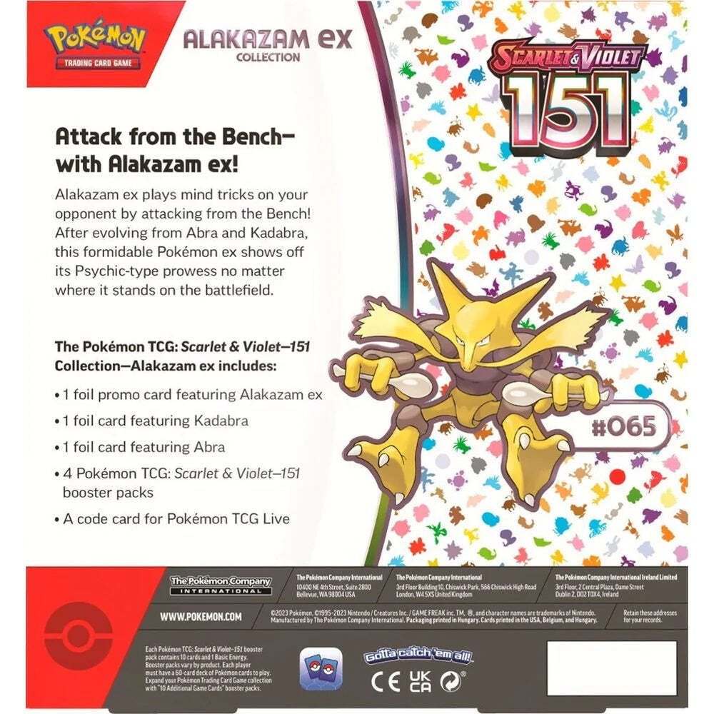 CardinalCore — Pokemon TCG Scarlet & Violet 151 - Alakazam ex Collection Box – Official Pokemon TCG Product