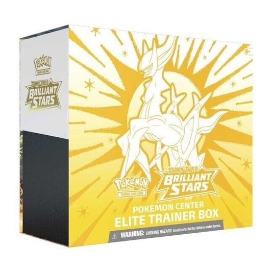 CardinalCore — Pokemon TCG Sword & Shield Brilliant Stars Pokemon Center Elite Trainer Box – Complete Trainer Kit with Accessories
